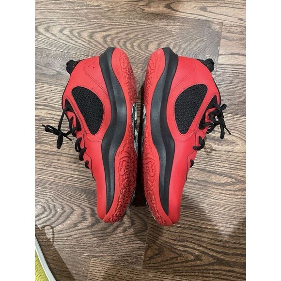 Under Armour UA Lockdown 6 Red Black Basketball Size 13 Mens New 3025616-600 - Picture 4 of 7